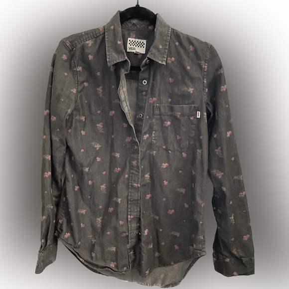 Vans floral Button down - Picture 1 of 1
